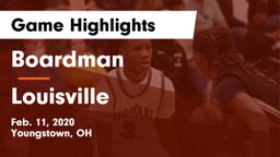 Boardman  vs Louisville  Game Highlights - Feb. 11, 2020