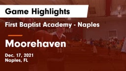 First Baptist Academy - Naples vs Moorehaven Game Highlights - Dec. 17, 2021
