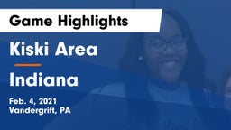 Kiski Area  vs Indiana  Game Highlights - Feb. 4, 2021
