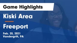 Kiski Area  vs Freeport  Game Highlights - Feb. 20, 2021