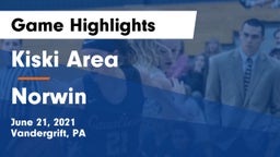 Kiski Area  vs Norwin  Game Highlights - June 21, 2021