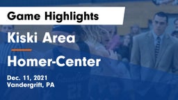 Kiski Area  vs Homer-Center  Game Highlights - Dec. 11, 2021