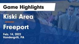 Kiski Area  vs Freeport  Game Highlights - Feb. 14, 2022