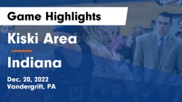 Kiski Area  vs Indiana  Game Highlights - Dec. 20, 2022