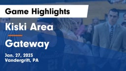 Kiski Area  vs Gateway  Game Highlights - Jan. 27, 2023