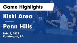 Kiski Area  vs Penn Hills  Game Highlights - Feb. 8, 2023