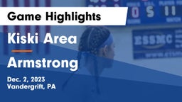 Kiski Area  vs Armstrong  Game Highlights - Dec. 2, 2023