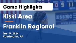 Kiski Area  vs Franklin Regional  Game Highlights - Jan. 5, 2024