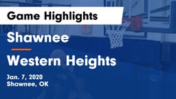 Shawnee  vs Western Heights  Game Highlights - Jan. 7, 2020