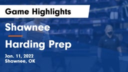 Shawnee  vs Harding Prep  Game Highlights - Jan. 11, 2022