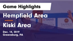 Hempfield Area  vs Kiski Area  Game Highlights - Dec. 14, 2019