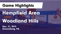 Hempfield Area  vs Woodland Hills  Game Highlights - Dec. 21, 2019