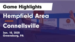 Hempfield Area  vs Connellsville  Game Highlights - Jan. 10, 2020