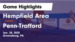Hempfield Area  vs Penn-Trafford  Game Highlights - Jan. 28, 2020