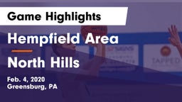 Hempfield Area  vs North Hills  Game Highlights - Feb. 4, 2020