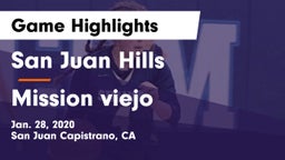 San Juan Hills  vs Mission viejo Game Highlights - Jan. 28, 2020