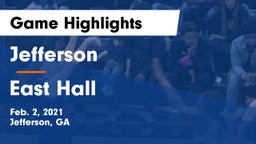 Jefferson  vs East Hall  Game Highlights - Feb. 2, 2021