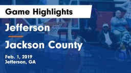 Jefferson  vs Jackson County  Game Highlights - Feb. 1, 2019