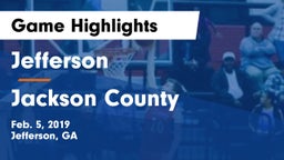 Jefferson  vs Jackson County  Game Highlights - Feb. 5, 2019