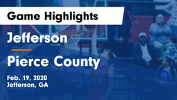 Jefferson  vs Pierce County  Game Highlights - Feb. 19, 2020