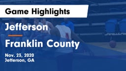 Jefferson  vs Franklin County  Game Highlights - Nov. 23, 2020