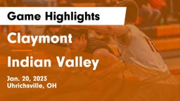 Claymont  vs Indian Valley  Game Highlights - Jan. 20, 2023