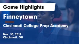 Finneytown  vs Cincinnati College Prep Academy  Game Highlights - Nov. 30, 2017