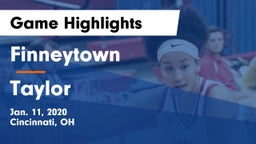Finneytown  vs Taylor  Game Highlights - Jan. 11, 2020