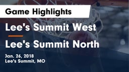 Lee's Summit West  vs Lee's Summit North  Game Highlights - Jan. 26, 2018