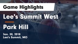 Lee's Summit West  vs Park Hill  Game Highlights - Jan. 30, 2018