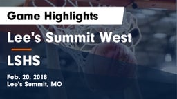 Lee's Summit West  vs LSHS Game Highlights - Feb. 20, 2018