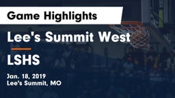 Lee's Summit West  vs LSHS Game Highlights - Jan. 18, 2019