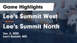 Lee's Summit West  vs Lee's Summit North  Game Highlights - Jan. 3, 2020