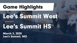 Lee's Summit West  vs Lee's Summit HS Game Highlights - March 3, 2020