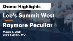 Lee's Summit West  vs Raymore Peculiar  Game Highlights - March 6, 2020