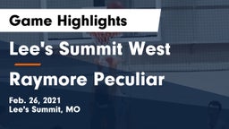 Lee's Summit West  vs Raymore Peculiar  Game Highlights - Feb. 26, 2021