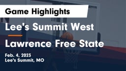 Lee's Summit West  vs Lawrence Free State  Game Highlights - Feb. 4, 2023