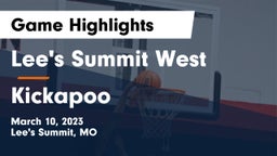Lee's Summit West  vs Kickapoo  Game Highlights - March 10, 2023