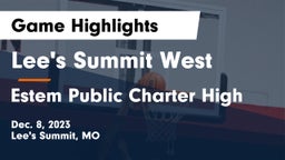 Lee's Summit West  vs Estem Public Charter High Game Highlights - Dec. 8, 2023