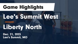 Lee's Summit West  vs Liberty North  Game Highlights - Dec. 21, 2023