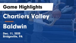 Chartiers Valley  vs Baldwin  Game Highlights - Dec. 11, 2020
