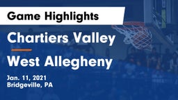 Chartiers Valley  vs West Allegheny  Game Highlights - Jan. 11, 2021