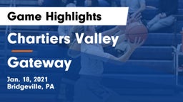 Chartiers Valley  vs Gateway  Game Highlights - Jan. 18, 2021