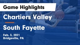 Chartiers Valley  vs South Fayette  Game Highlights - Feb. 3, 2021