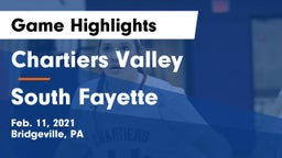 Chartiers Valley  vs South Fayette  Game Highlights - Feb. 11, 2021
