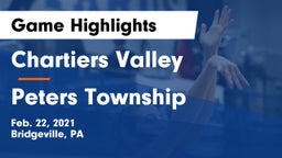 Chartiers Valley  vs Peters Township  Game Highlights - Feb. 22, 2021