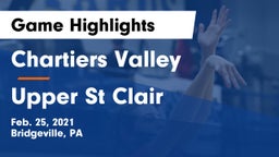 Chartiers Valley  vs Upper St Clair Game Highlights - Feb. 25, 2021