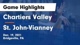 Chartiers Valley  vs St. John-Vianney  Game Highlights - Dec. 19, 2021