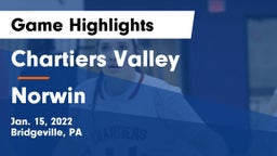 Chartiers Valley  vs Norwin  Game Highlights - Jan. 15, 2022