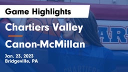 Chartiers Valley  vs Canon-McMillan  Game Highlights - Jan. 23, 2023